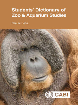 cover image of Students' Dictionary of Zoo and Aquarium Studies